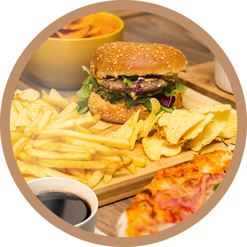 コーヒーやピザなど